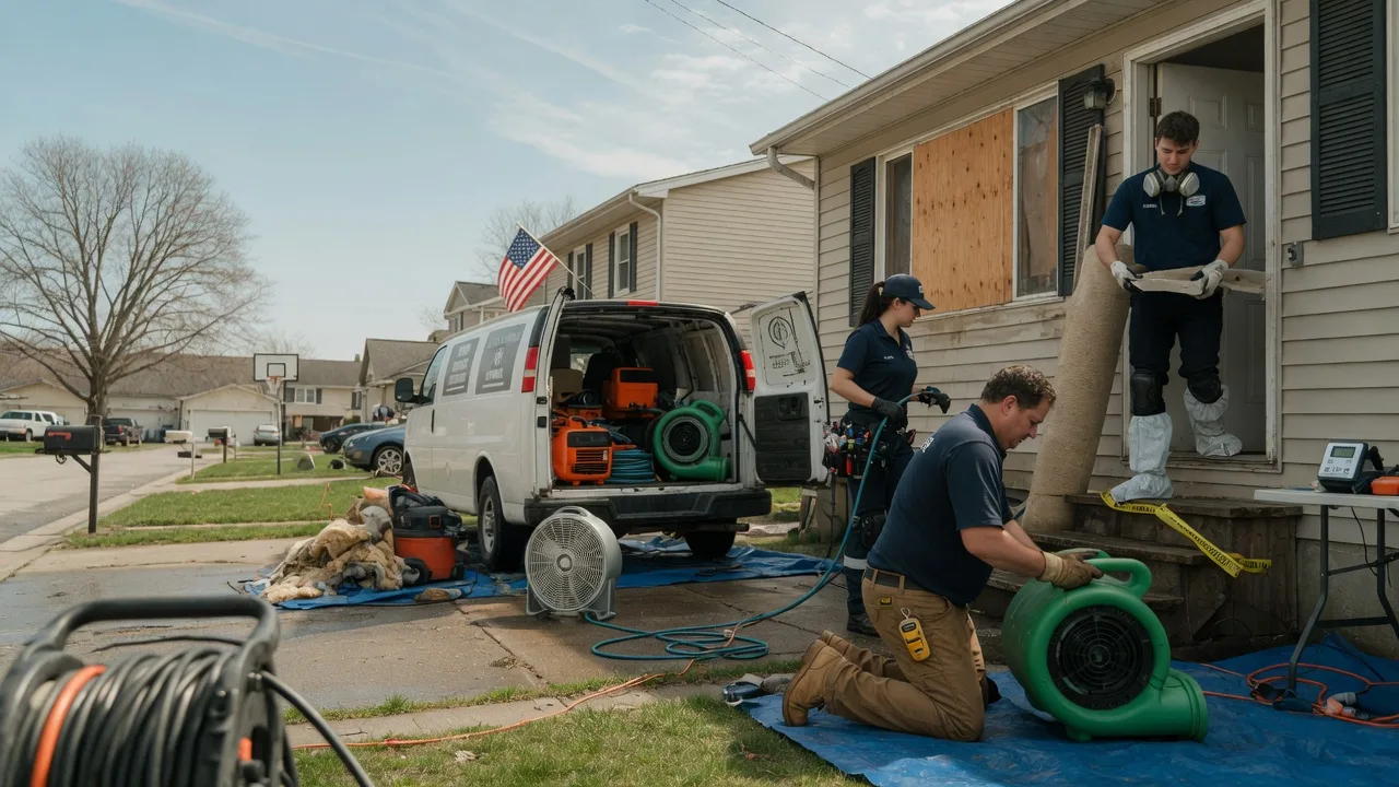 Water Damage Restoration in Percival, IA near me